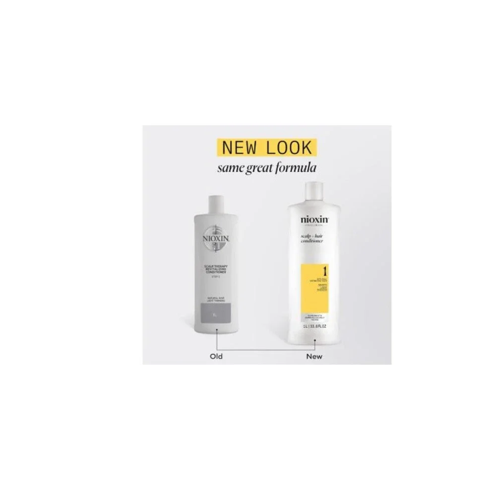 Nioxin System 1 Scalp + Hair Thickening Conditioner for Natural Hair 33.8 oz